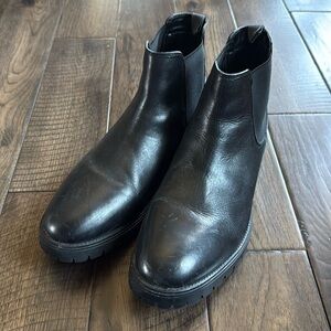 Vince Camuto Mens Vy-Zavara Black Ankle Boots Size 13 Medium‎